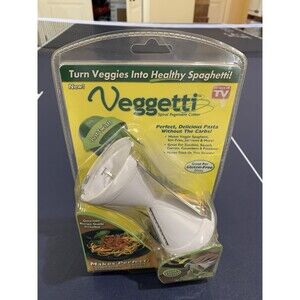 Vegetti Spiral Vegetable Slicer Cutter Makes Veggie Pasta AS SEEN ON TV NEW